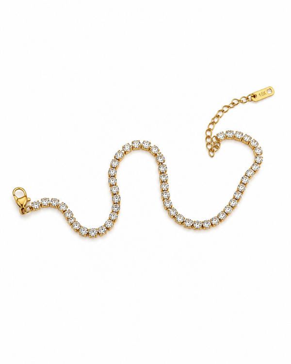 Gold Tennis bracelet