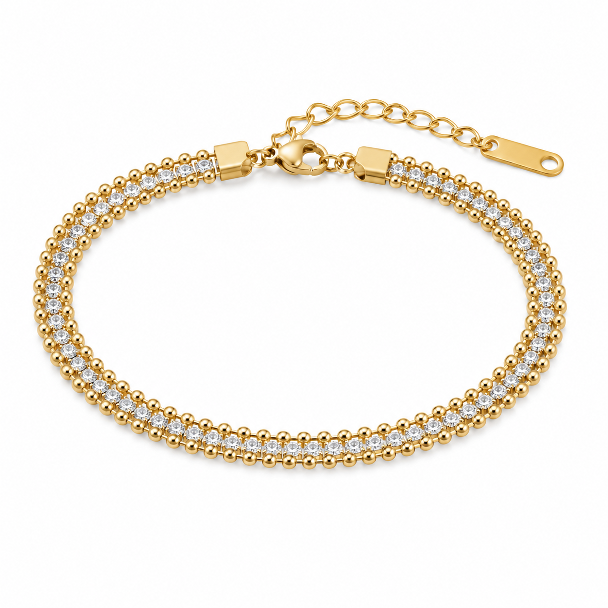 Crystal Cascade Bracelet - Image 1