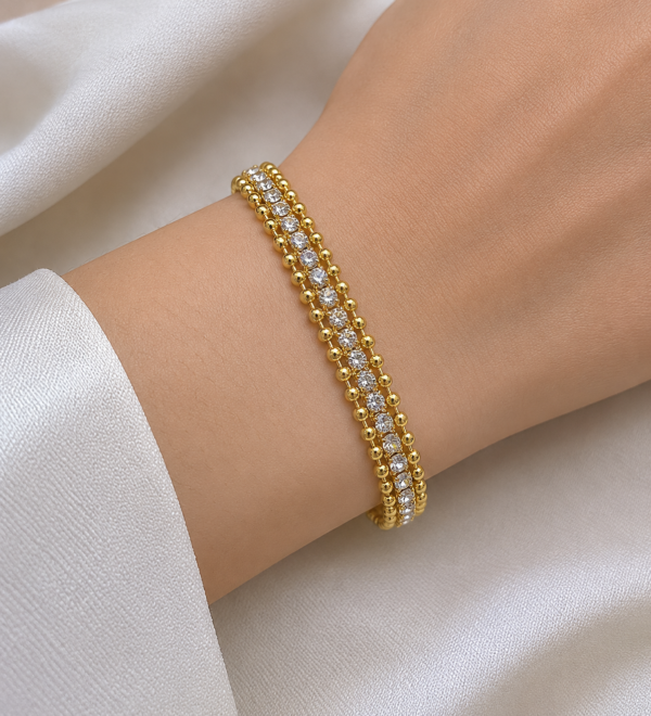 Crystal Cascade Bracelet - Image 2